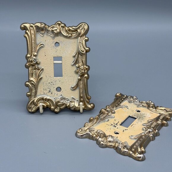 Vintage Light Switch Cover Plates 1960’s Electrical Plate Charm-N-Style #601 - Picture 3 of 7